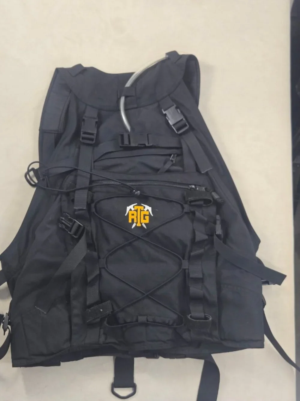 Vintage 2001 The North Face RTG Tactical Utility Hydration Vest Black Mens L Y2K